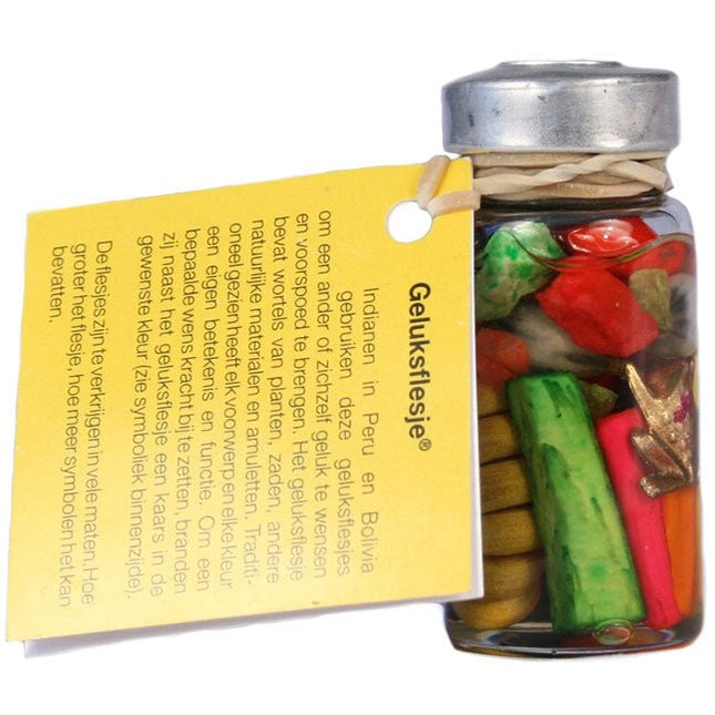 Geluksflesje Peru - Lucky Touch - Bedankjes & Cadeautjes