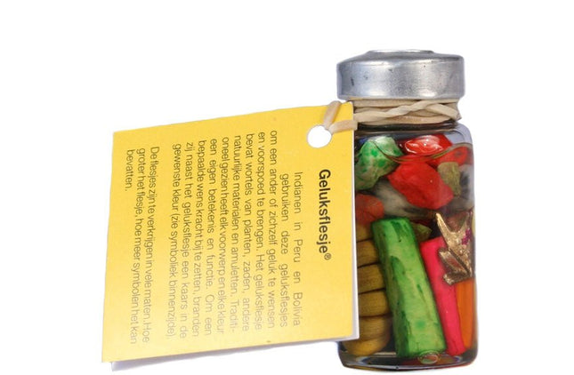 Geluksflesje Peru - Lucky Touch - Bedankjes & Cadeautjes