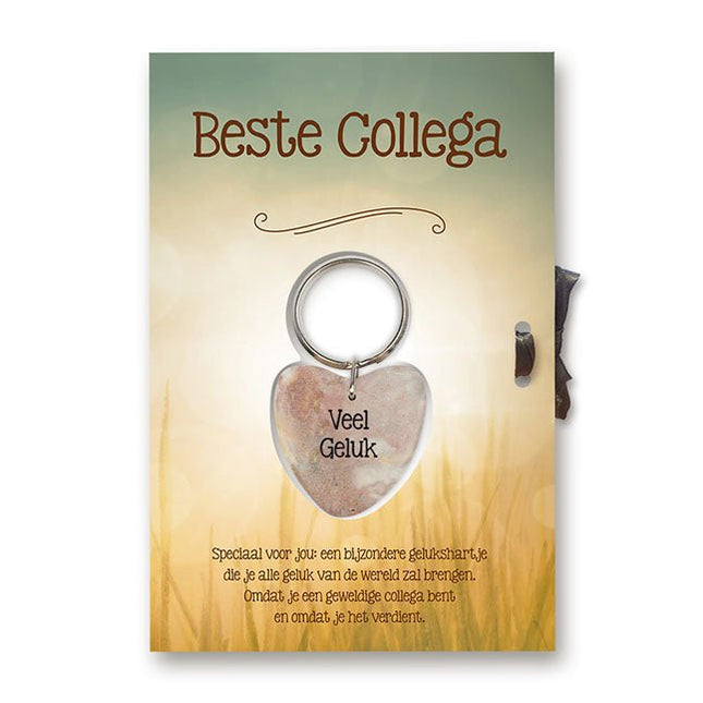 Gelukshart Giftcard Beste Collega - Lucky Touch - Bedankjes & Cadeautjes