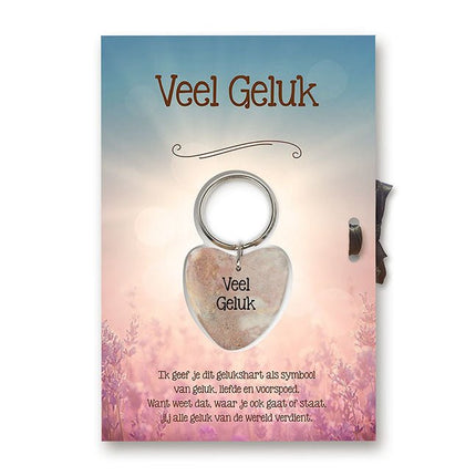 Gelukshart Giftcard Veel Geluk - Lucky Touch - Bedankjes & Cadeautjes