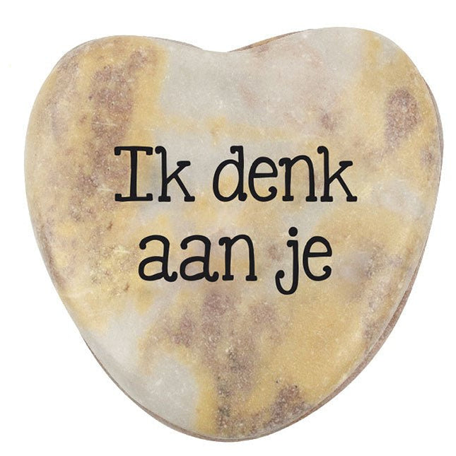 Gelukshart Ik denk aan je - Lucky Touch - Bedankjes & Cadeautjes