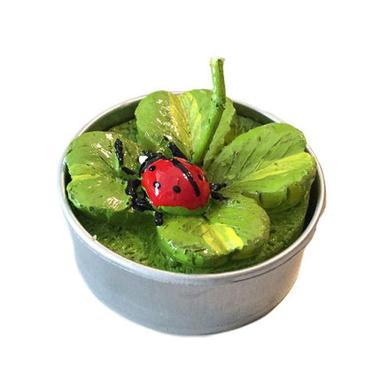 Gelukskaars Klavertje vier - Lucky Touch - Bedankjes & Cadeautjes