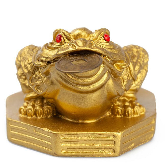 Gelukskikker Feng Shui goud - Lucky Touch - Bedankjes & Cadeautjes