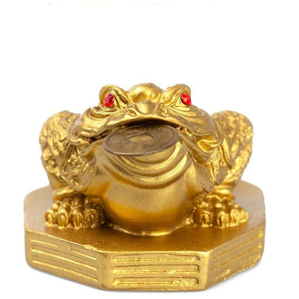 Gelukskikker Feng Shui goud - Lucky Touch - Bedankjes & Cadeautjes