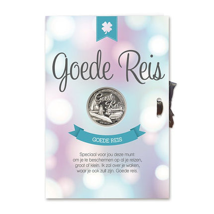 Geluksmunt Giftcard Goede Reis - Lucky Touch - Bedankjes & Cadeautjes