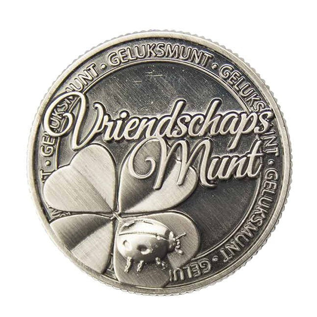 Geluksmunt Vriendschapsmunt - Lucky Touch - Bedankjes & Cadeautjes