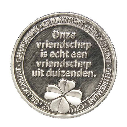 Geluksmunt Vriendschapsmunt - Lucky Touch - Bedankjes & Cadeautjes