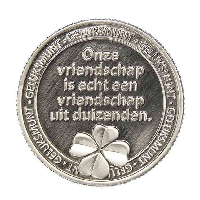 Geluksmunt Vriendschapsmunt - Lucky Touch - Bedankjes & Cadeautjes