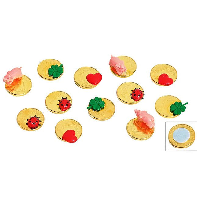 Geluksmuntje met gelukssymbool - Lucky Touch - Bedankjes & Cadeautjes