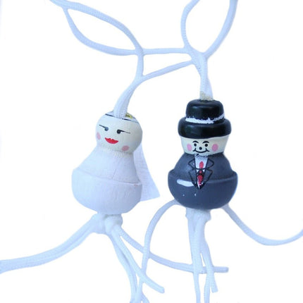 Gelukspoppetjes Bruidspaar - Lucky Touch - Bedankjes & Cadeautjes