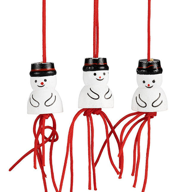 Gelukspoppetjes sneeuwpop