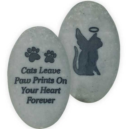 Gelukssteen Cats Leave Paw Prints - Lucky Touch - Bedankjes & Cadeautjes