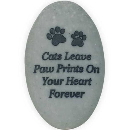 Gelukssteen Cats Leave Paw Prints - Lucky Touch - Bedankjes & Cadeautjes