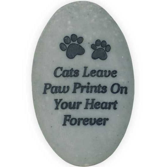 Gelukssteen Cats Leave Paw Prints - Lucky Touch - Bedankjes & Cadeautjes