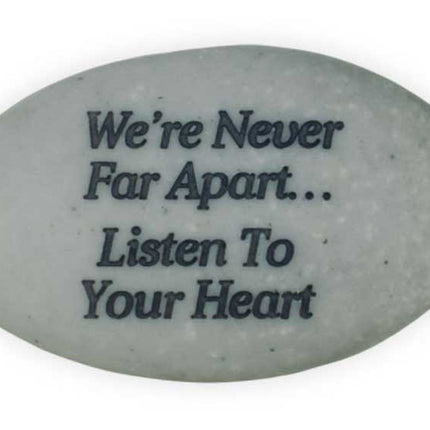 Gelukssteen We're Never Far Apart - Lucky Touch - Bedankjes & Cadeautjes