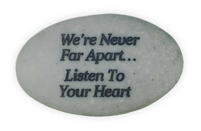 Gelukssteen We're Never Far Apart - Lucky Touch - Bedankjes & Cadeautjes