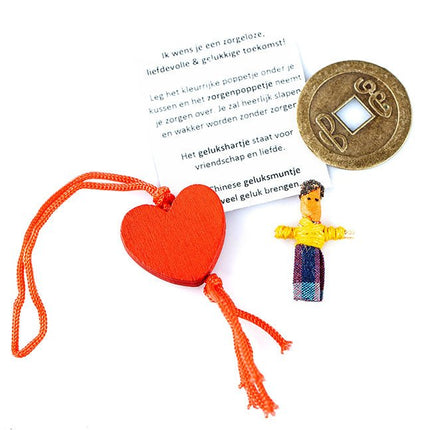 Gelukszakje Liefde zonder zorgen - Lucky Touch - Bedankjes & Cadeautjes