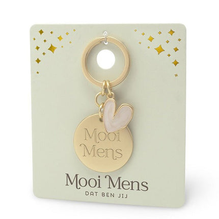 Gouden Sleutelhanger Mooi Mens - Luckytouch.nl