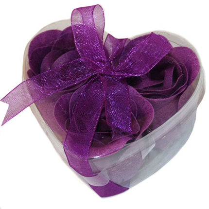 Hart met Zeep Roosjes - Lucky Touch - Bedankjes & Cadeautjes