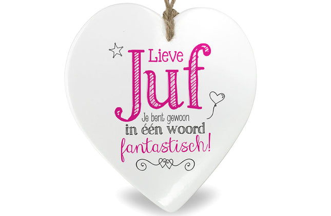 Hartje voor jou Lieve Juf