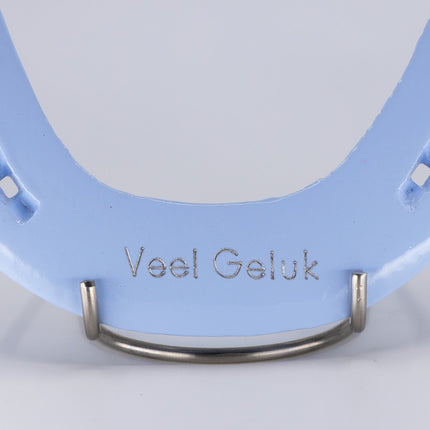 Hoefijzer geluk - baby blauw