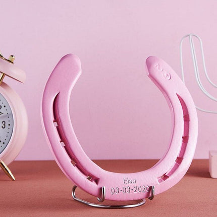 Hoefijzer geluk - baby roze - Luckytouch.nl