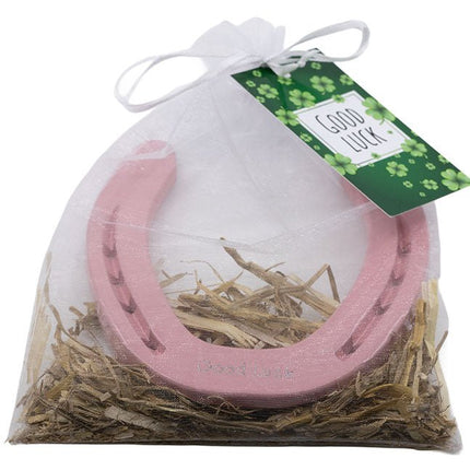 Hoefijzer geluk - baby roze - Luckytouch.nl