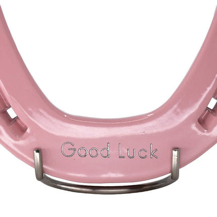 Hoefijzer geluk - baby roze - Luckytouch.nl