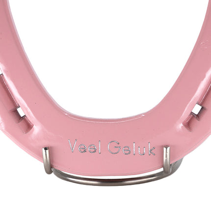 Hoefijzer geluk - baby roze