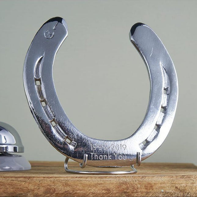 Hoefijzer geluk - chroom - Luckytouch.nl
