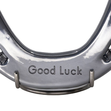 Hoefijzer geluk - chroom - Luckytouch.nl