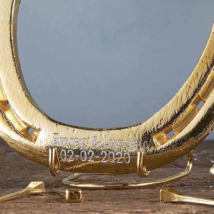 Hoefijzer geluk - goud - Luckytouch.nl
