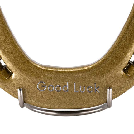 Hoefijzer geluk - goud - Luckytouch.nl