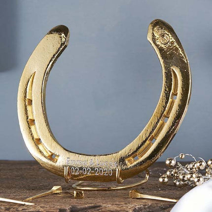 Hoefijzer geluk - goud - Luckytouch.nl