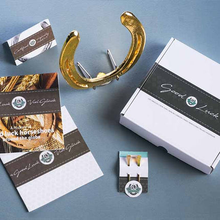 Hoefijzer geluk - goud - Luckytouch.nl
