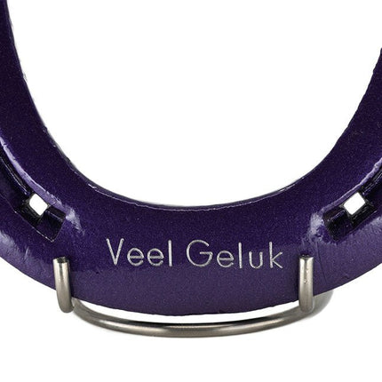 Hoefijzer geluk - paars - Luckytouch.nl