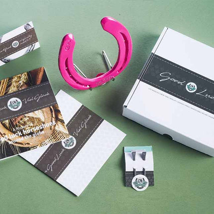 Hoefijzer geluk - pinky roze - Luckytouch.nl