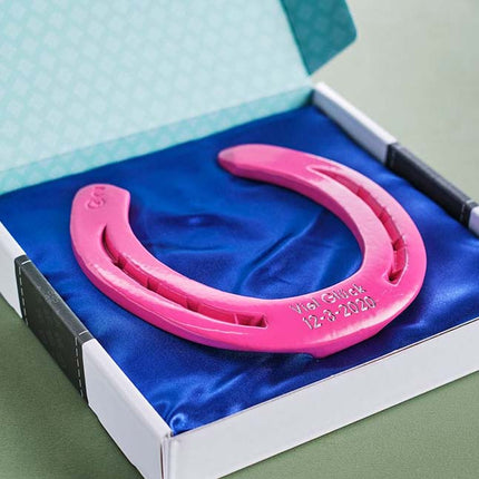 Hoefijzer geluk - pinky roze - Luckytouch.nl