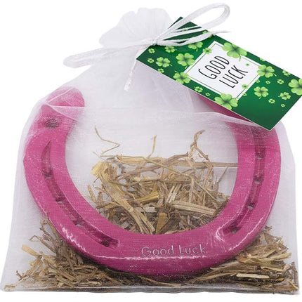 Hoefijzer geluk - pinky roze - Luckytouch.nl