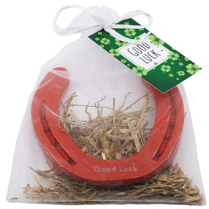 Hoefijzer geluk - rood - Luckytouch.nl