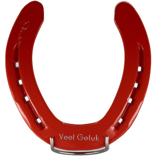 Hoefijzer geluk - rood - Luckytouch.nl