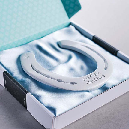 Hoefijzer geluk - wit - Luckytouch.nl