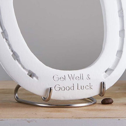 Hoefijzer geluk - wit - Luckytouch.nl