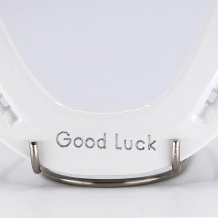 Hoefijzer geluk - wit - Luckytouch.nl