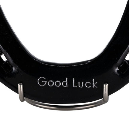Hoefijzer geluk - zwart - Luckytouch.nl
