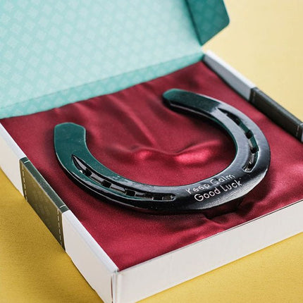 Hoefijzer geluk - zwart - Lucky Touch - Bedankjes & Cadeautjes