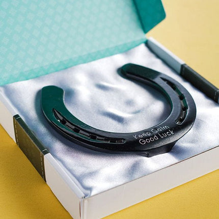 Hoefijzer geluk - zwart - Lucky Touch - Bedankjes & Cadeautjes