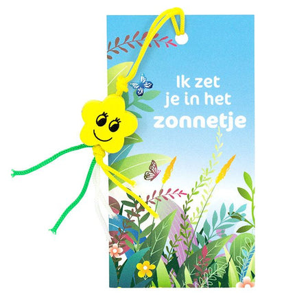 Kaartje Ik zet je in het zonnetje - Lucky Touch - Bedankjes & Cadeautjes