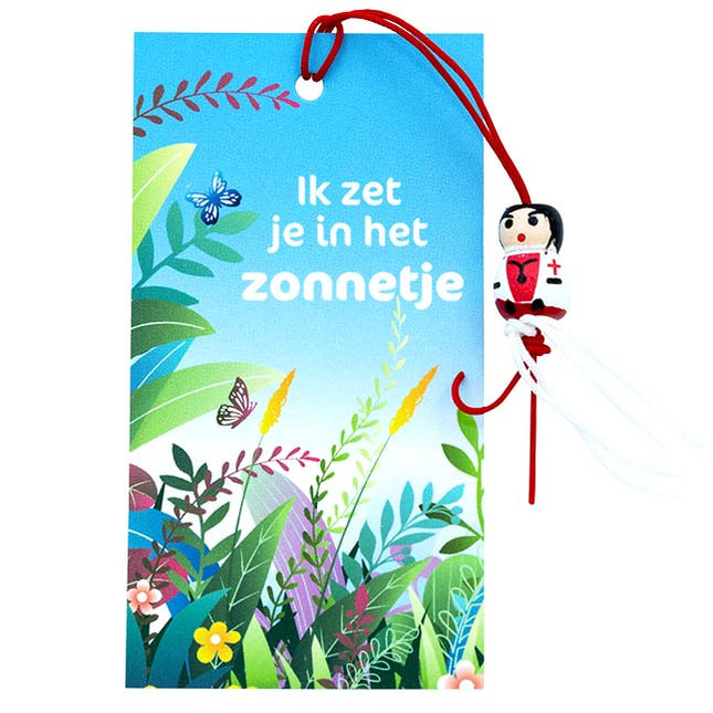 Kaartje Ik zet je in het zonnetje Zorg - Lucky Touch - Bedankjes & Cadeautjes
