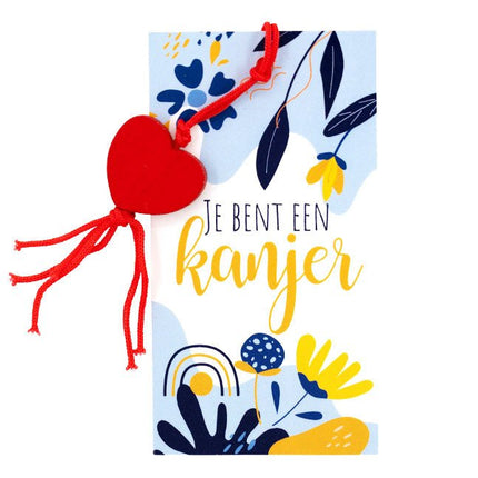 Kaartje Je bent een kanjer - Lucky Touch - Bedankjes & Cadeautjes